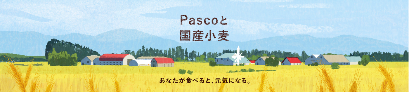 Pascoと国産小麦